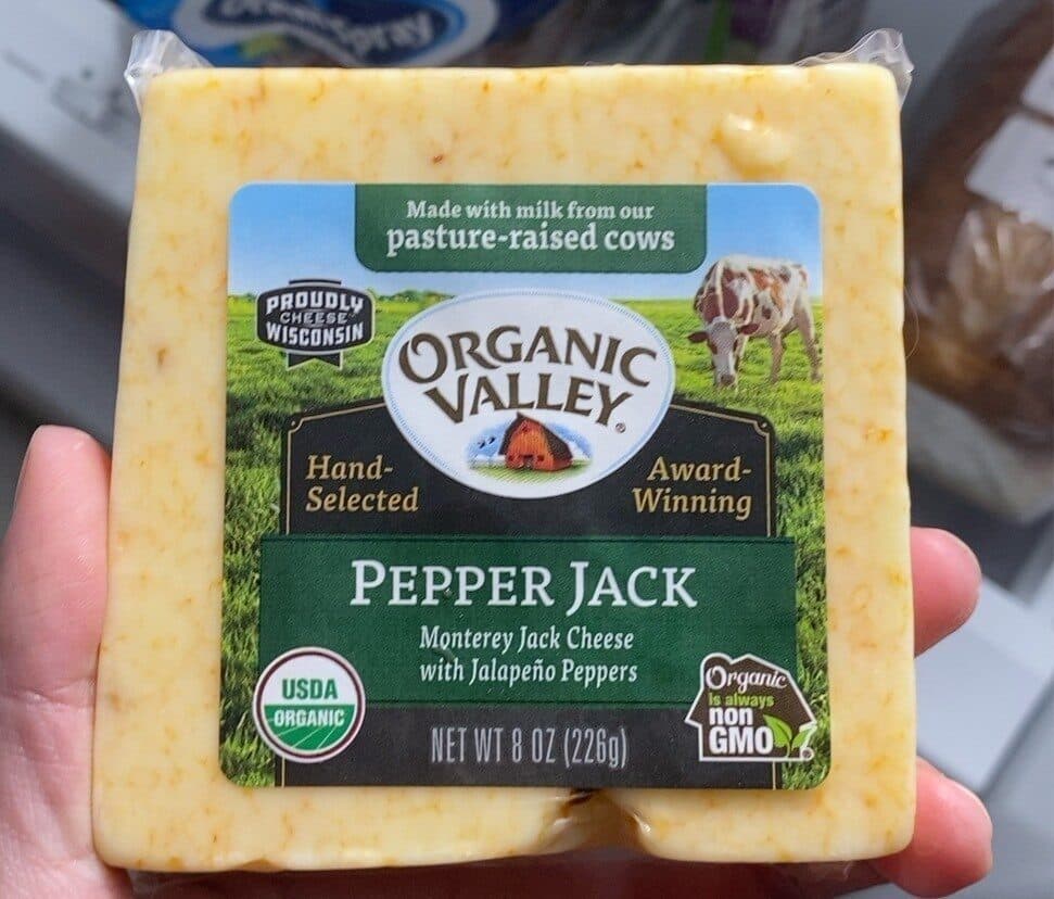 Organic Valley Pepper Jack Cheese packshot