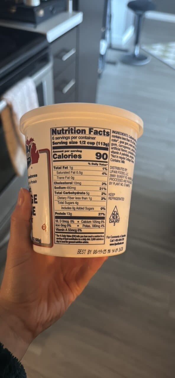Michigan Low Fat Cottage Cheese 1% Milkfat packshot