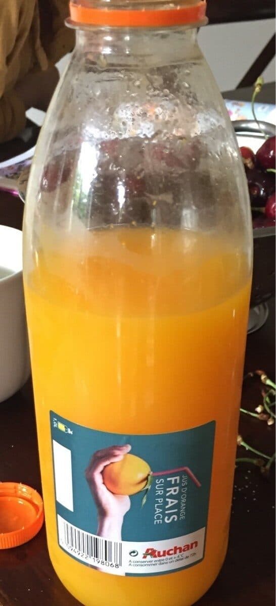 Open Food Facts Jus d'orange frais sur place packshot
