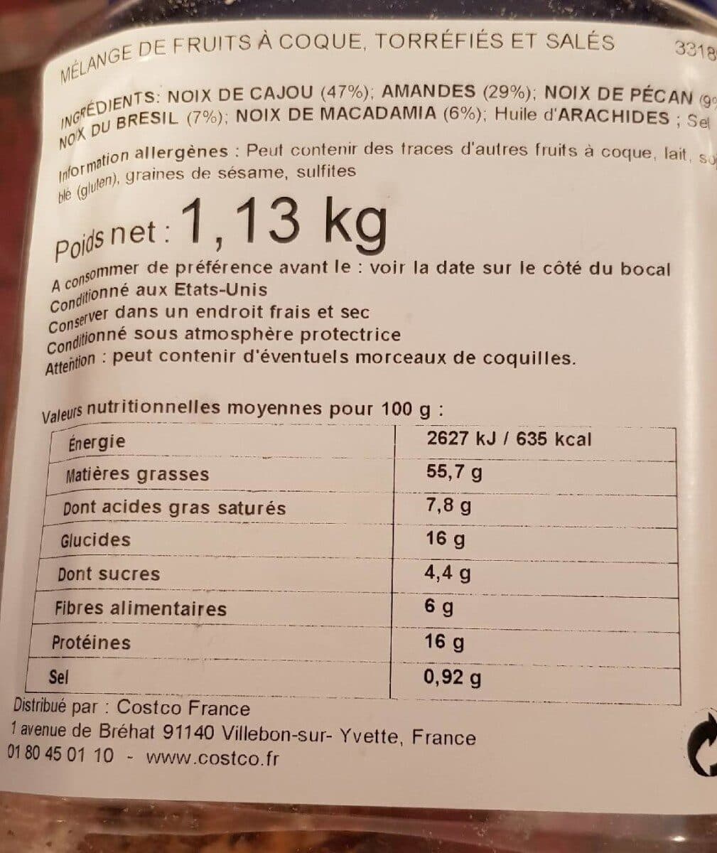 Open Food Facts Kirkland Signature Extra Fancy Mixed Nuts-40 Oz (2.5 LB) packshot