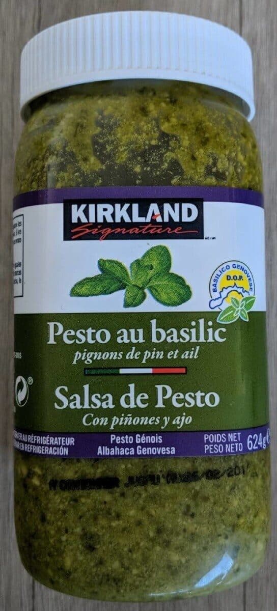 Kirkland Pesto au basilic packshot