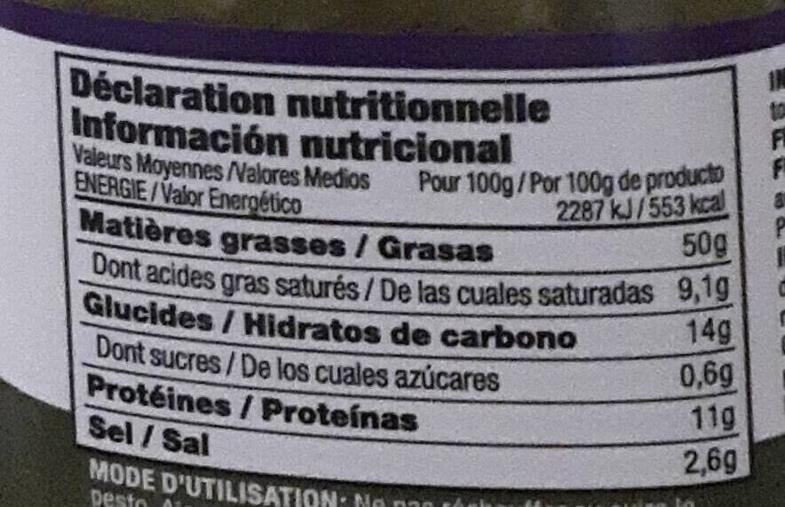 Kirkland Pesto au basilic packshot