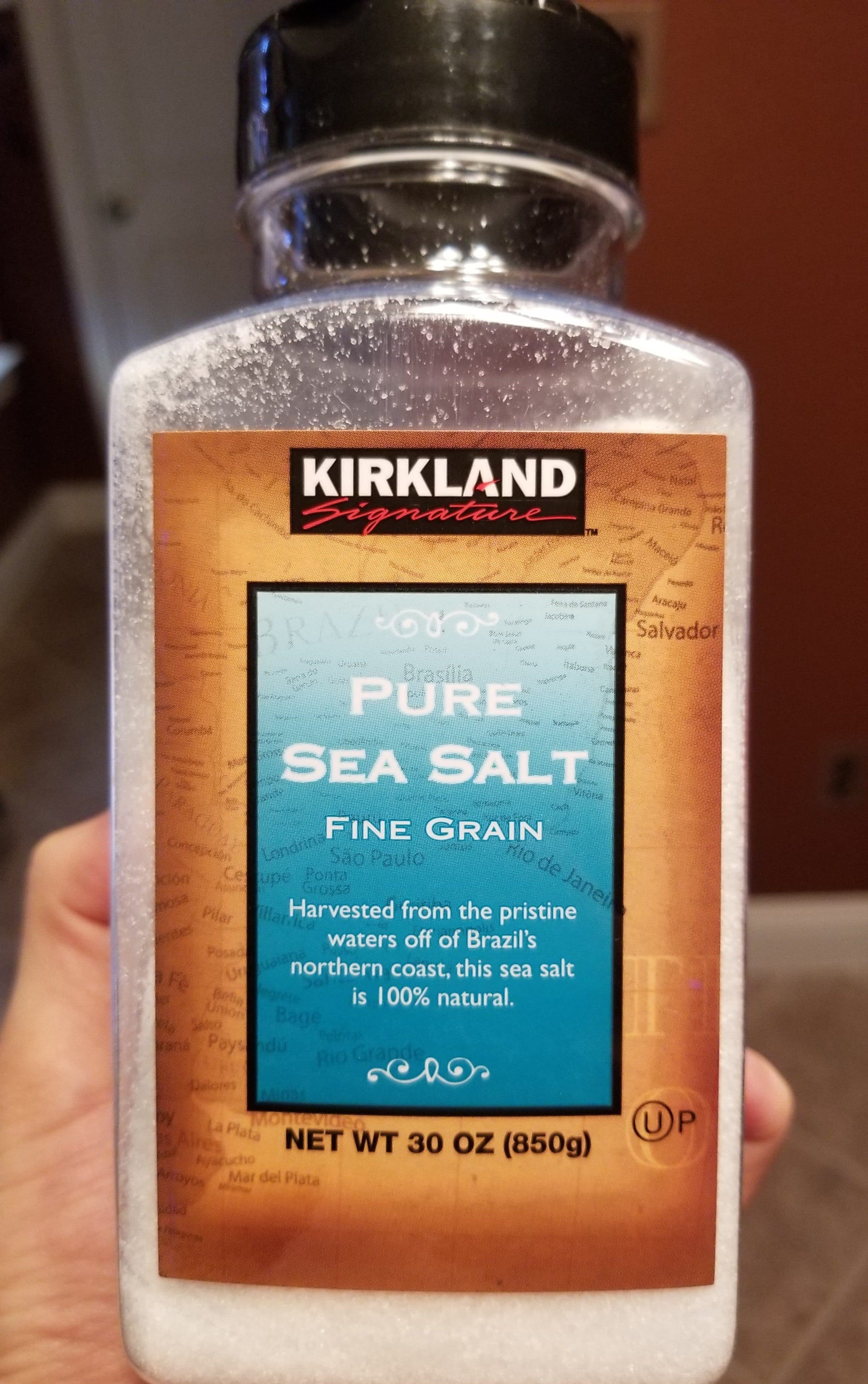 Kirkland Signature Pure Sea Salt, Fine Grain packshot