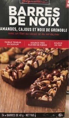 Kirkland Barres noix packshot