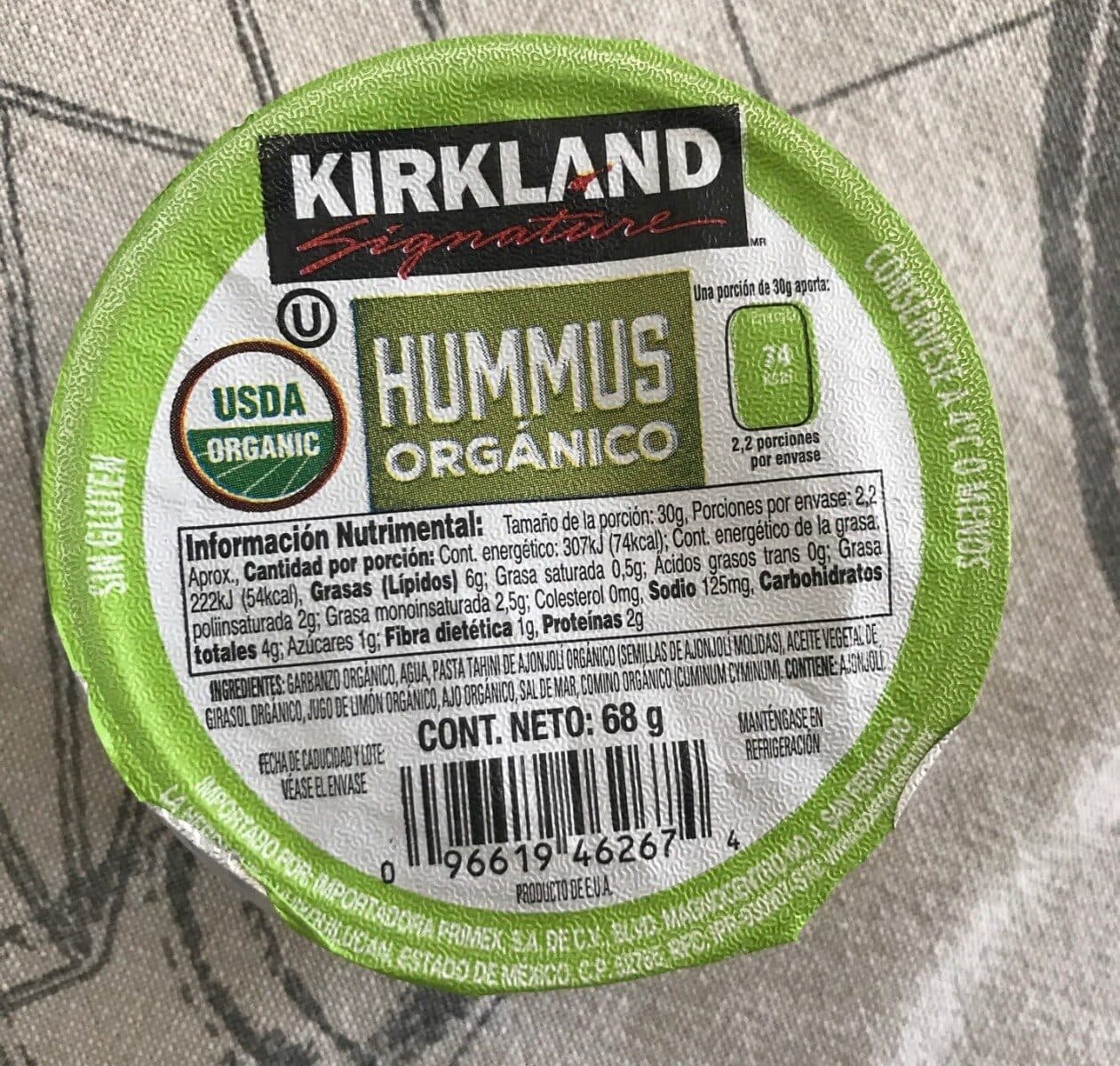 Kirkland Signature Organic Hummus packshot