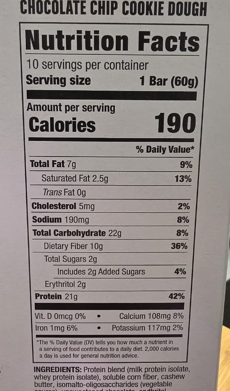 Kirkland Signature Chocolate Chip Cookie Dough packshot