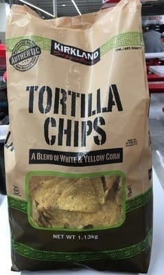 Kirkland Signature Tortilla chips packshot