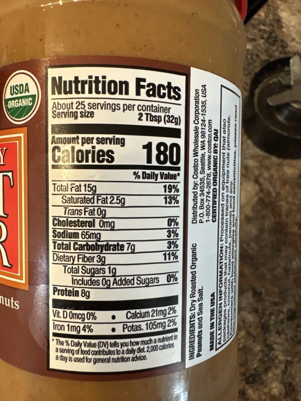 Kirkland Signature Peanut Butter packshot