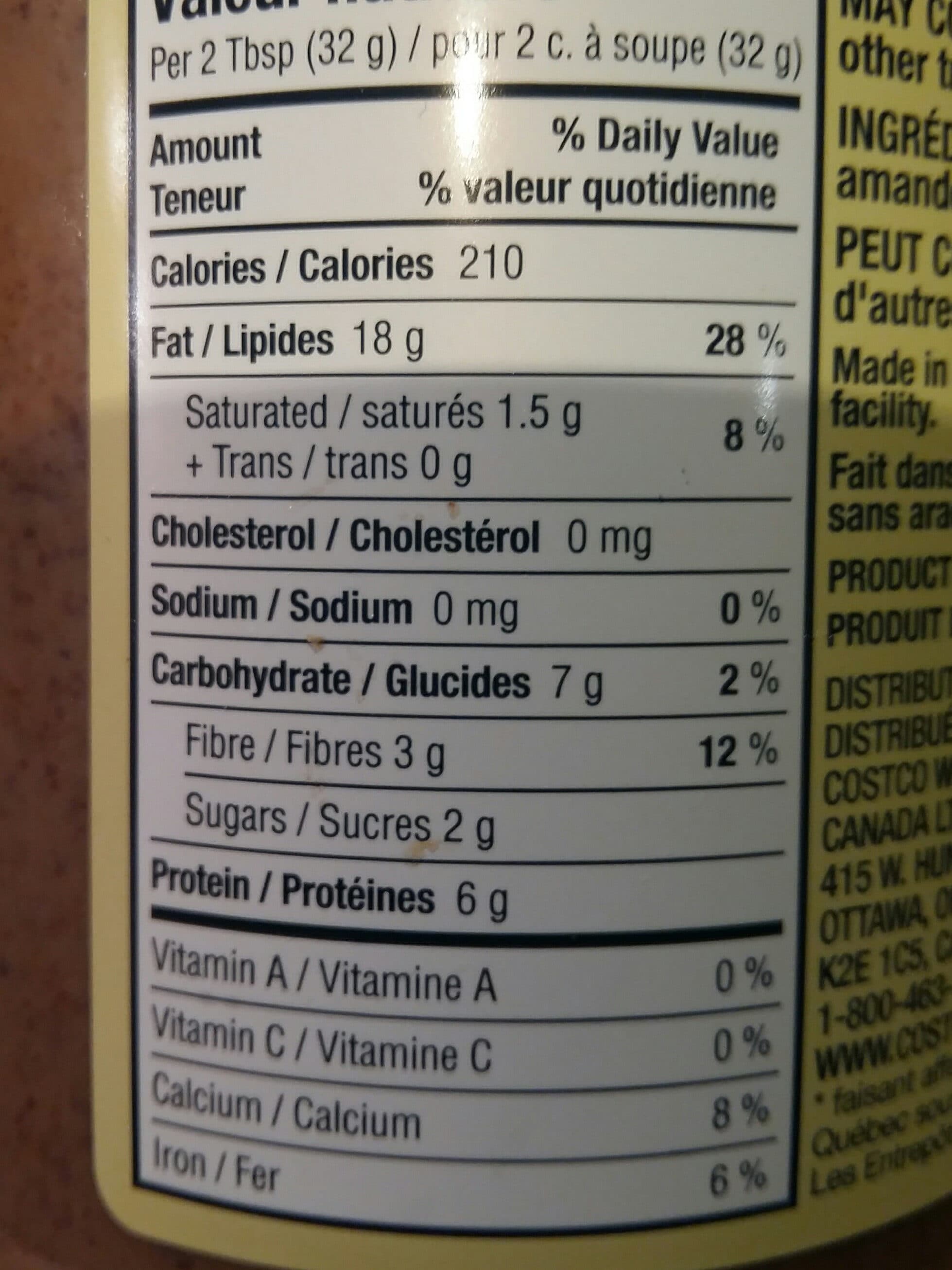Kirkland Beurre D'amandes Crémeux packshot