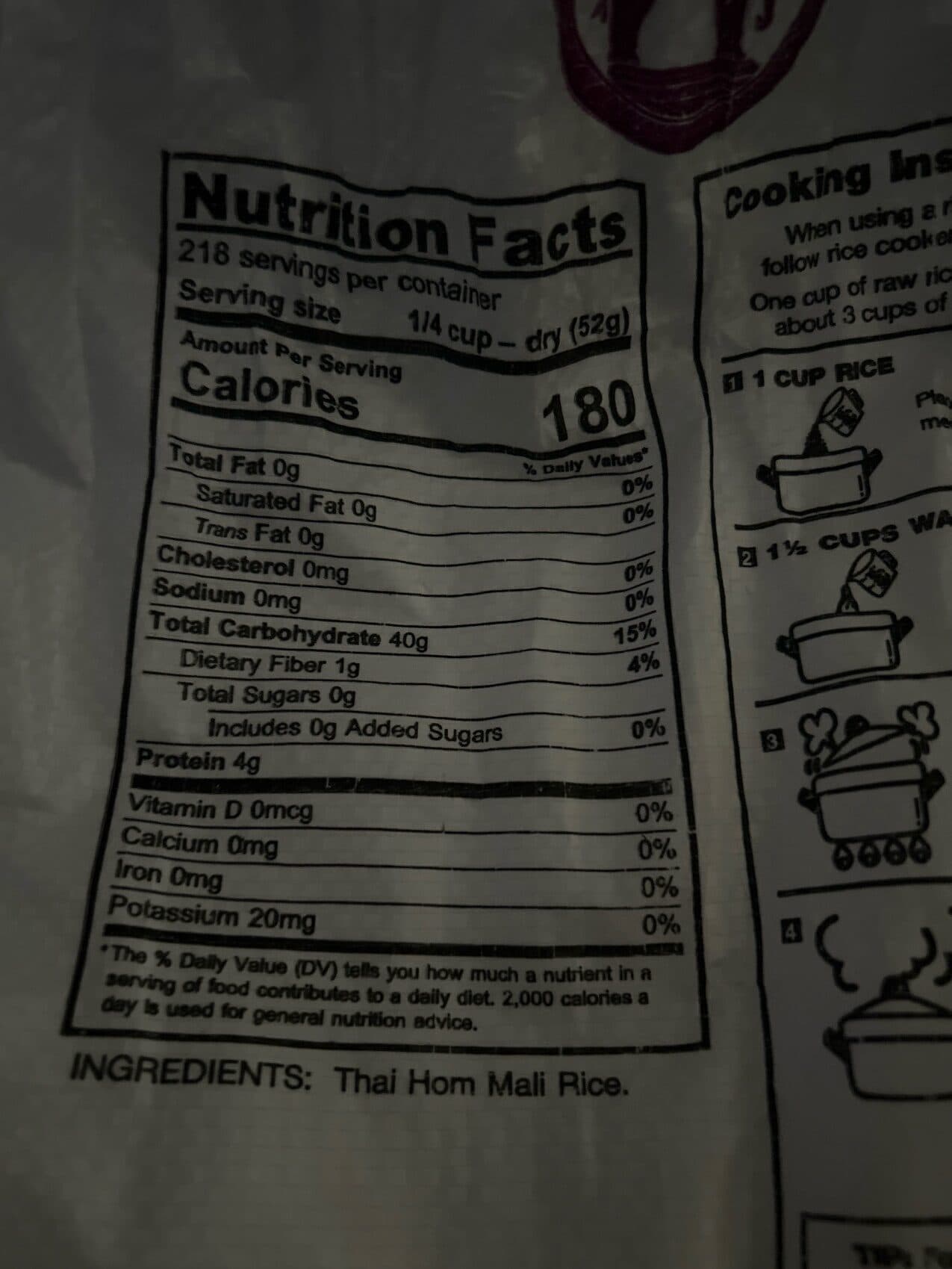 Kirkland Signature Thai Hom Mali Jasmine Rice packshot