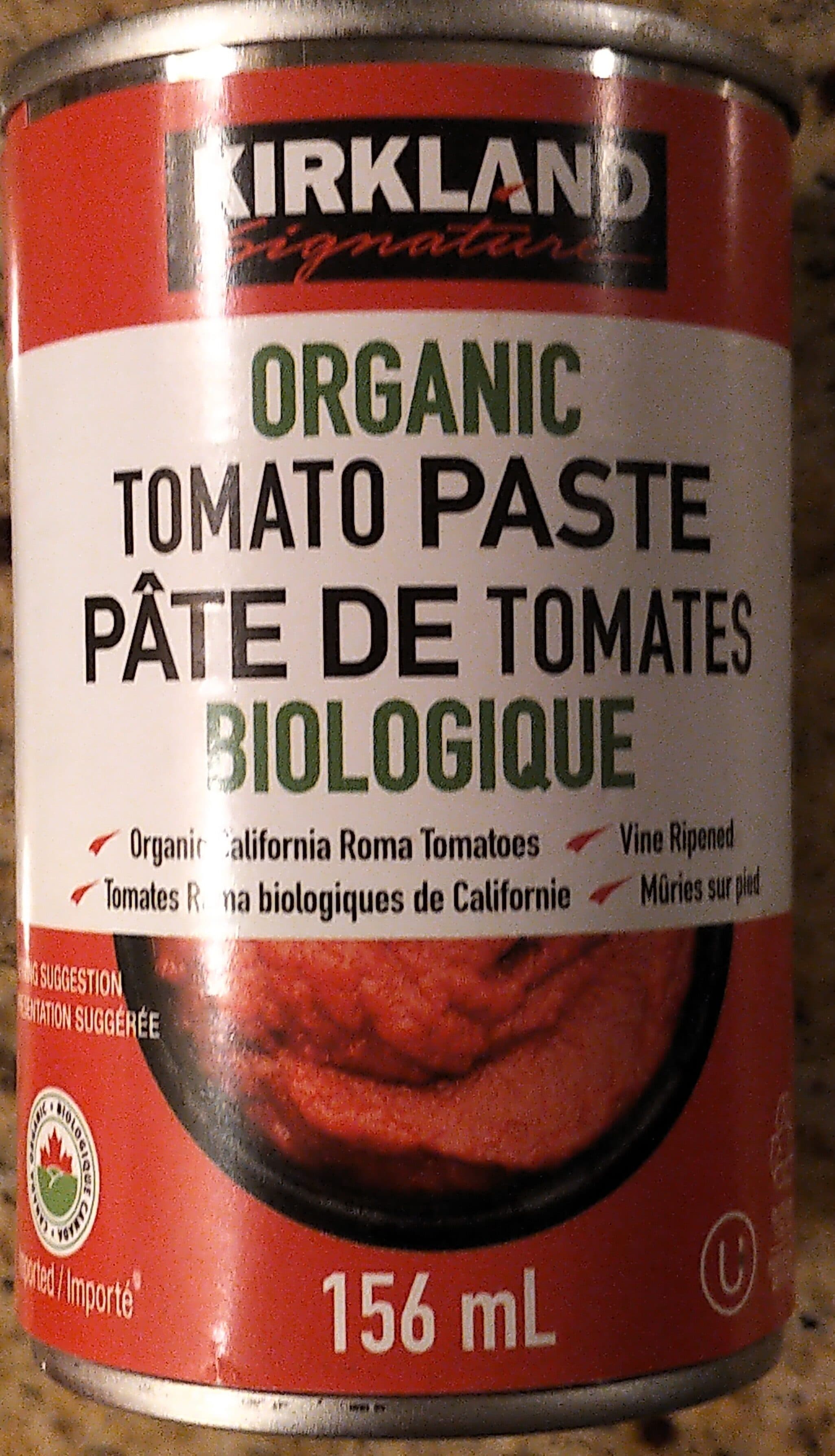 Kirkland Signature • Costco Organic Tomato Paste packshot