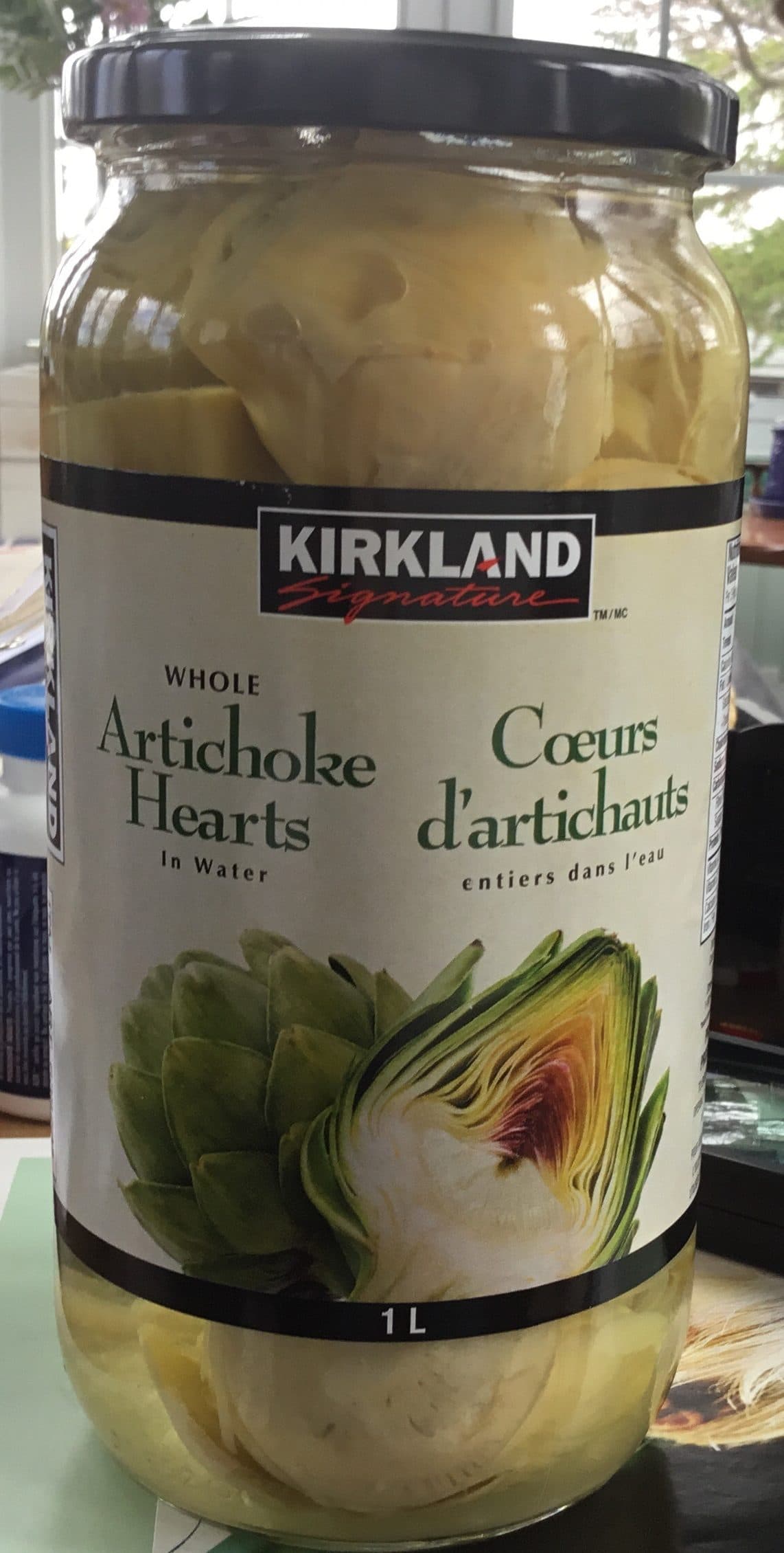 Kirkland Signature Cœurs d'artichauts packshot
