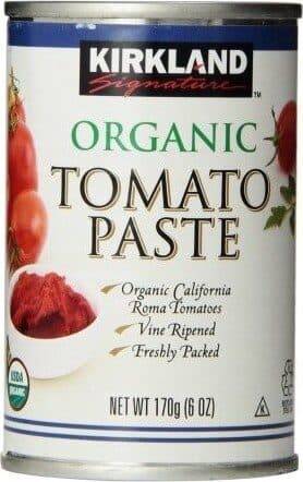 Kirkland Kirkland Signature Organic Tomato Paste, 6oz Cans, 12-count packshot
