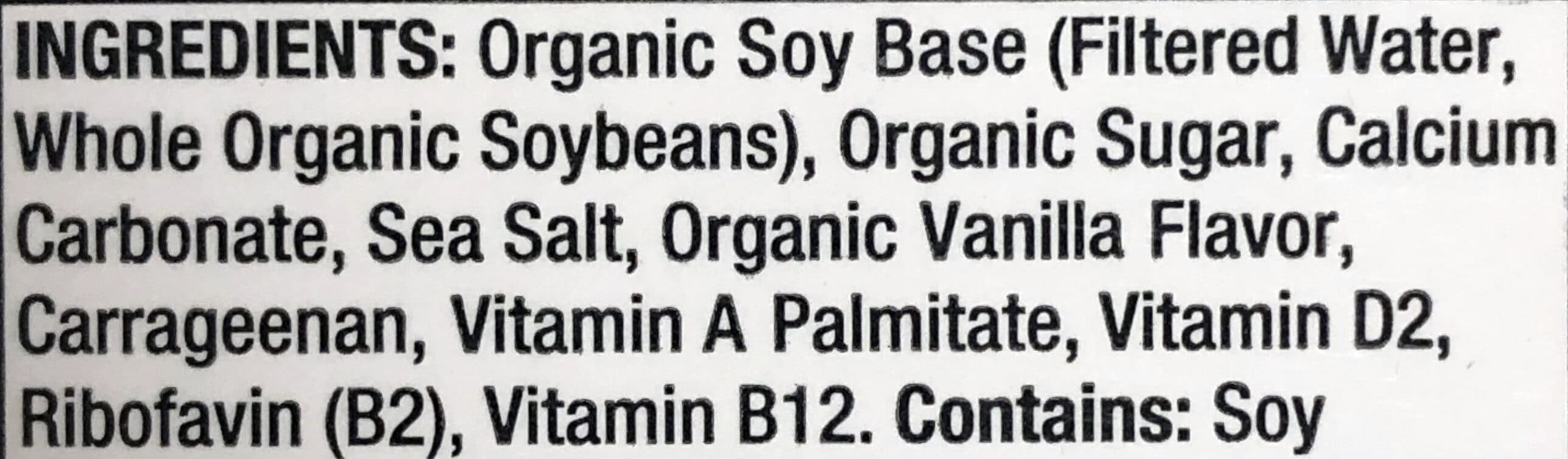 Kirkland Organic Soy Vanilla packshot