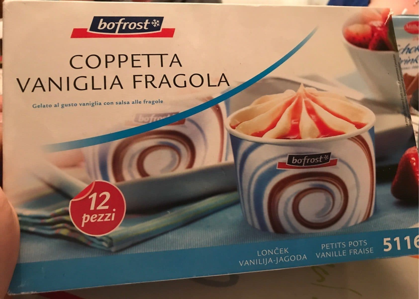 Bofrost petit pot vanille fraise packshot