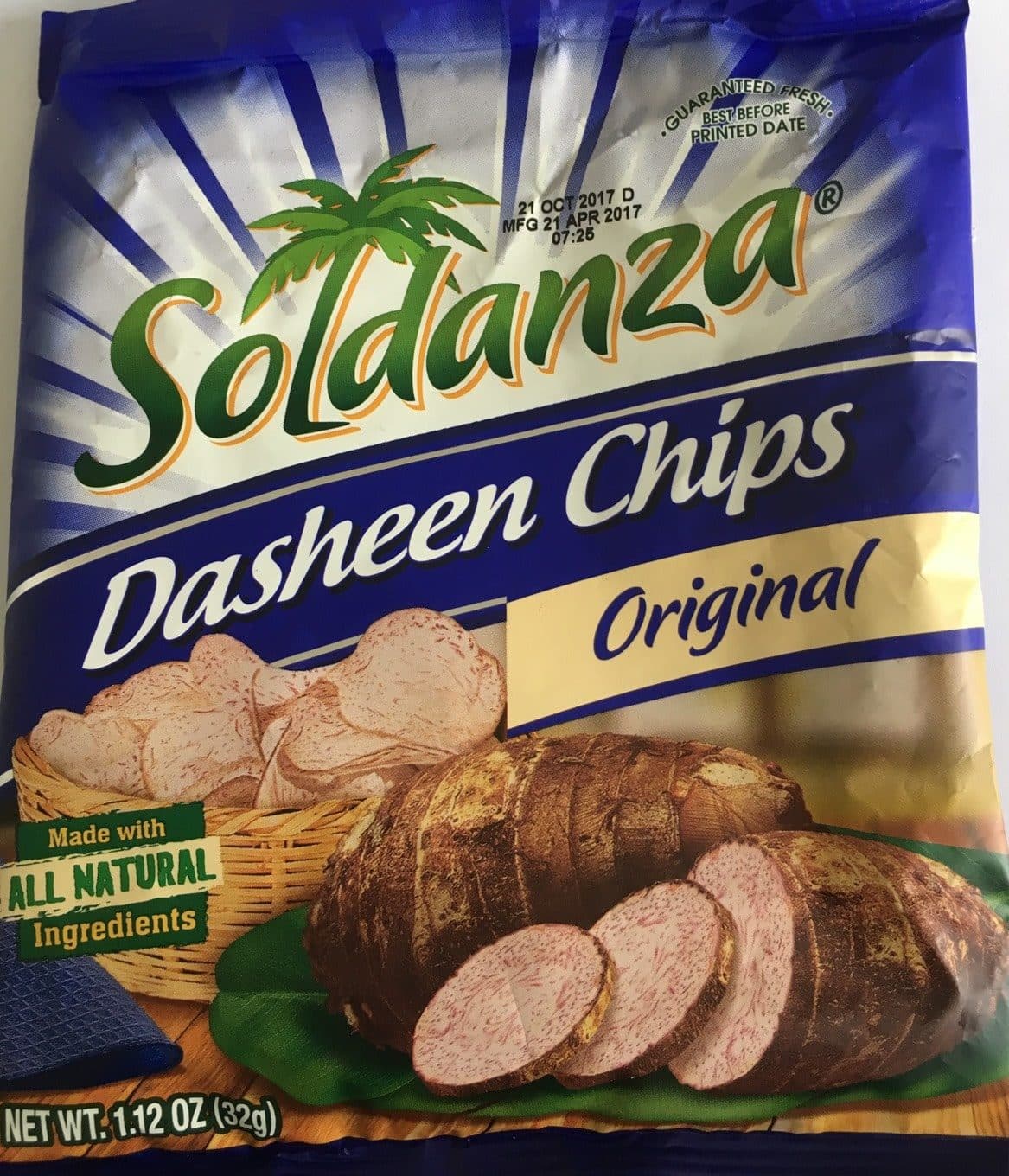 Soldanza Dasheen Chips packshot
