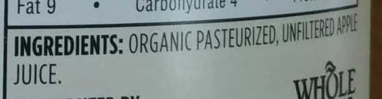 365 Organic juice packshot