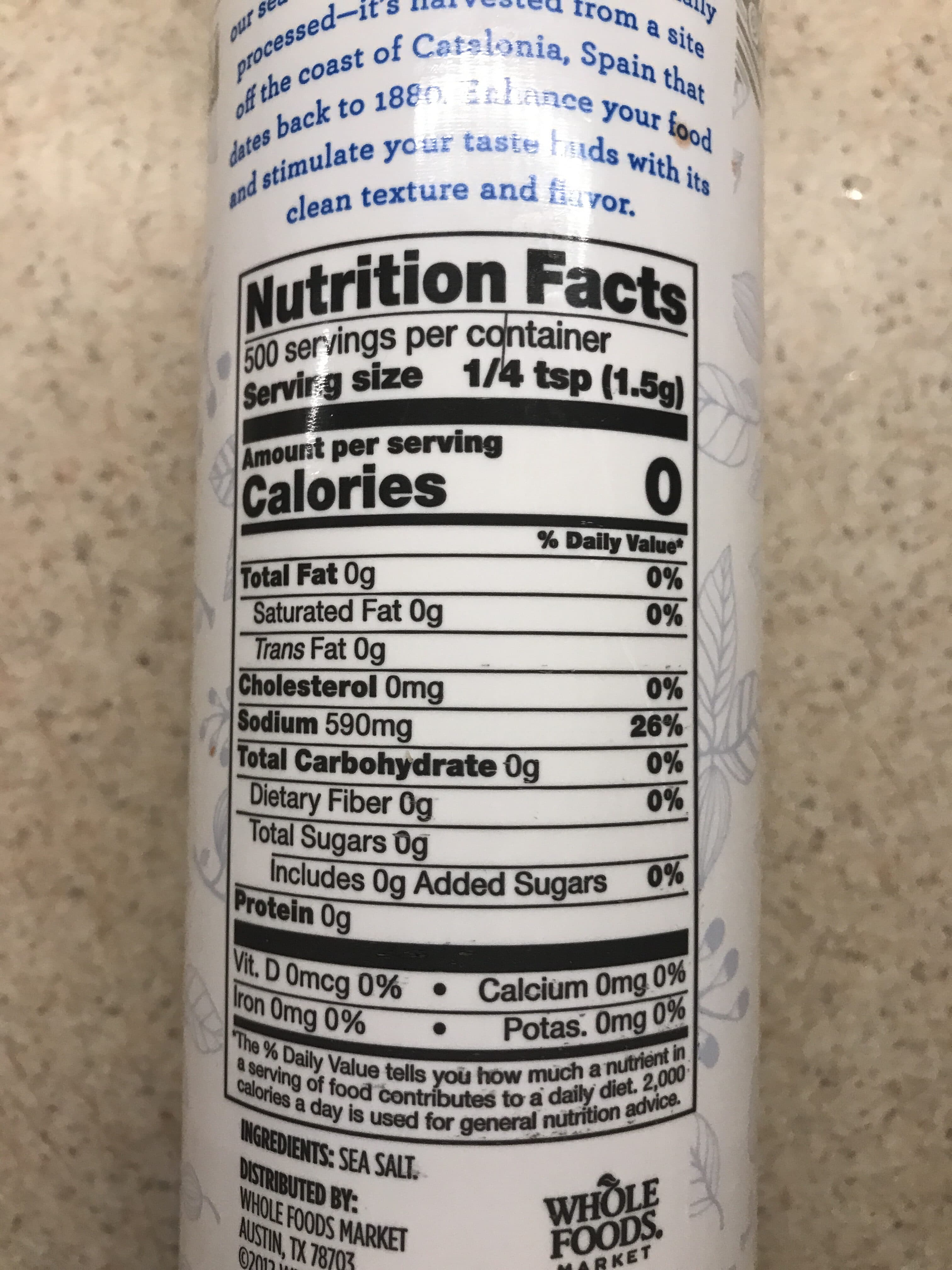 365 Everyday Value Sea Salt Fine packshot
