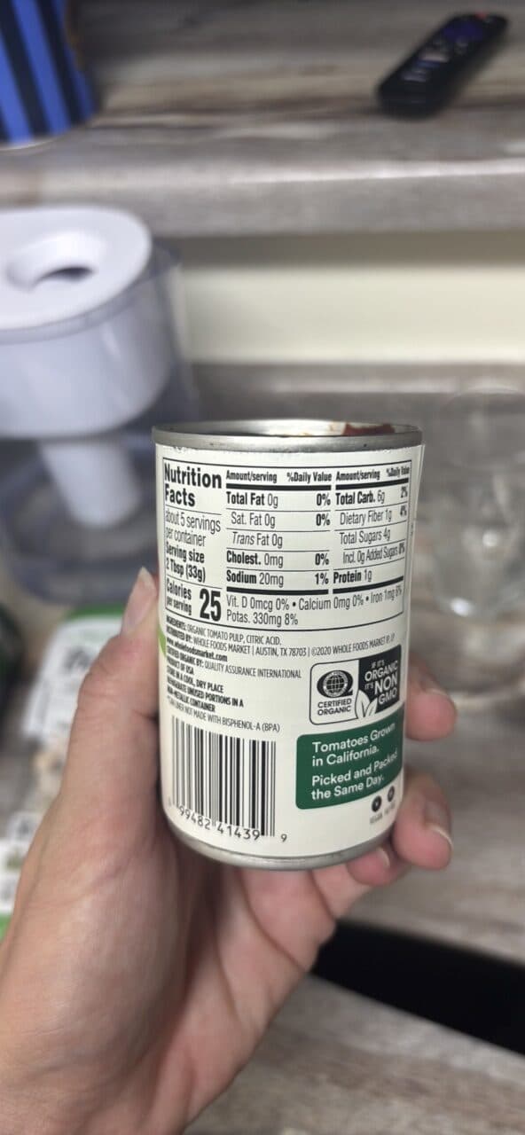 Tomato paste by 365 Tomato paste packshot
