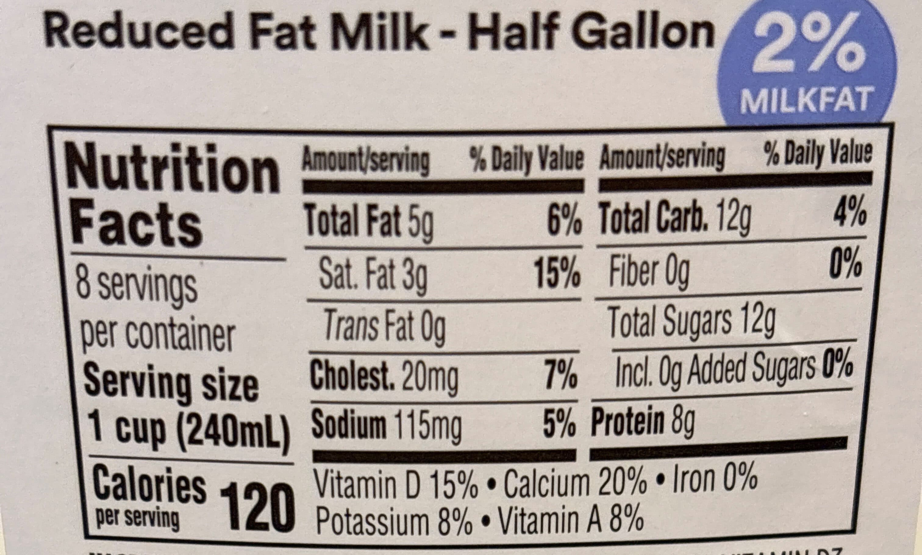 365 Everyday Value 365 everyday value, 2% reduced fat milk packshot