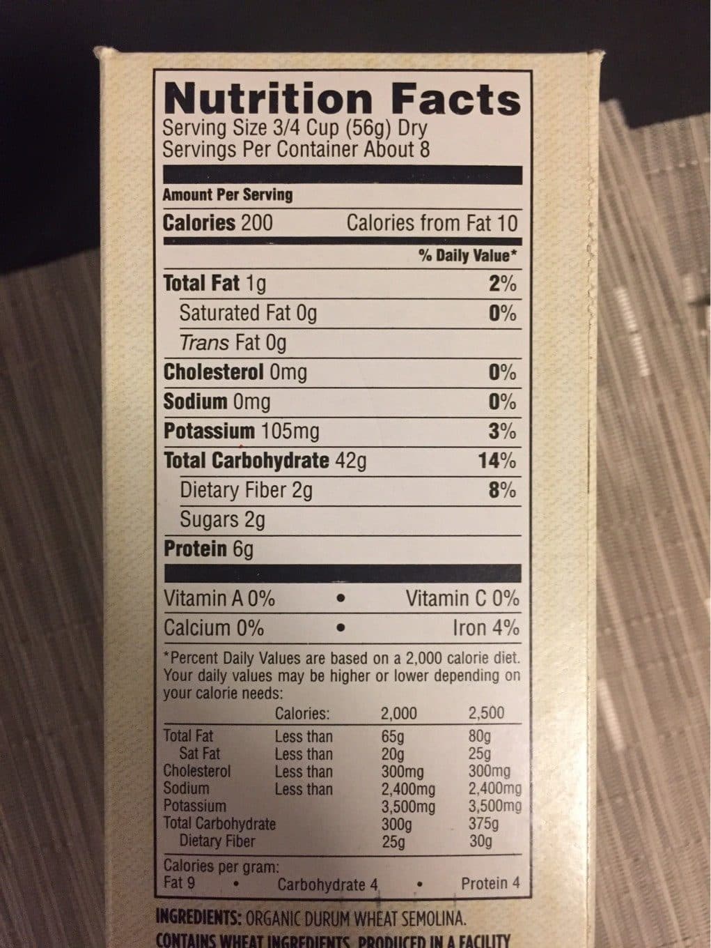 Whole foods market Whole foods market, organic casarecce, macaroni product packshot