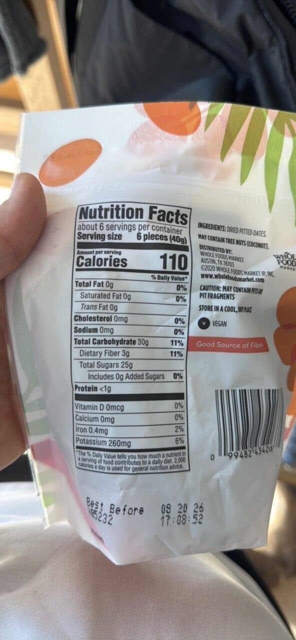 365 Whole Foods Market Pitted Dates packshot