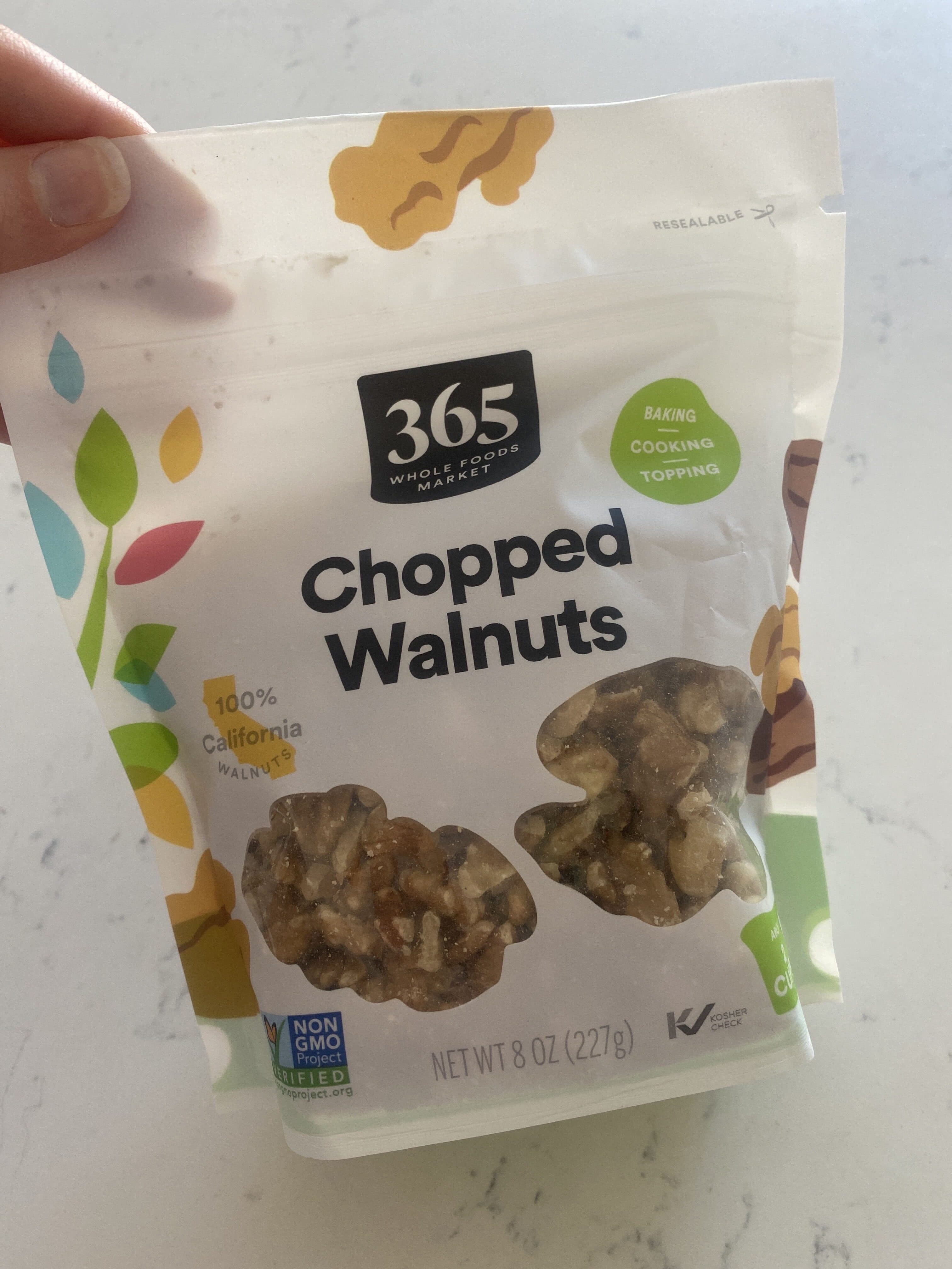 Whole Foods 365 Chopped Walnuts packshot
