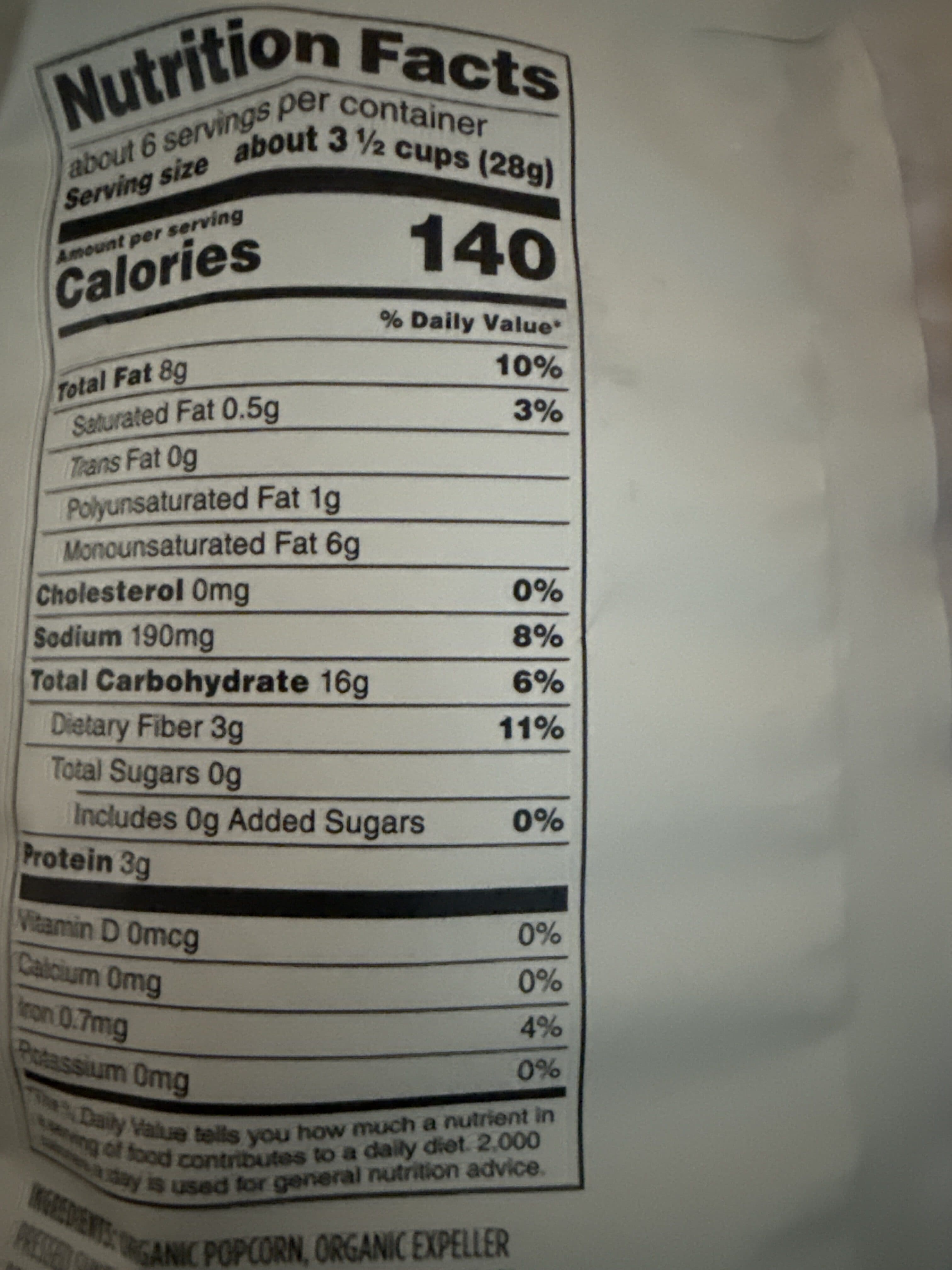 365 Everyday Value Classic salted popcorn, classic salted packshot