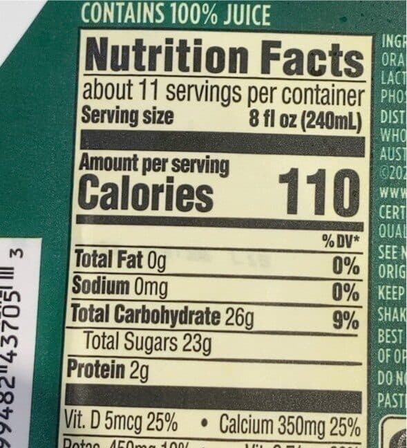 365 everyday value 100% Orange Juice packshot