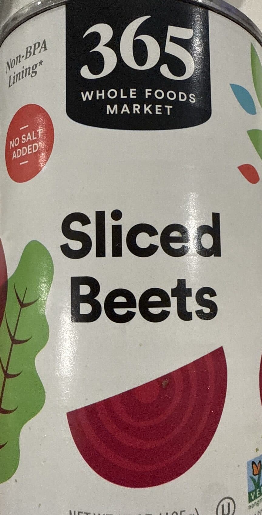 365 Canned Vegetables, Beets - Sliced, 15 oz packshot