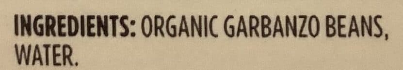 365 Whole Foods Market Organic Garbanzo Beans packshot