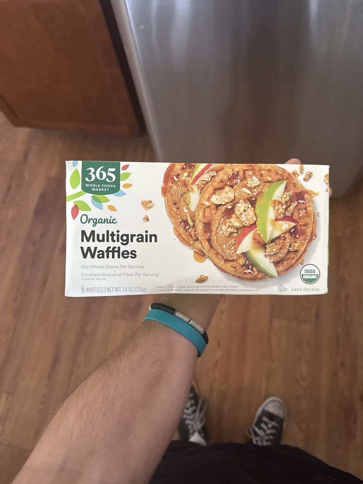 365 Whole Foods Market Organic Multigrain Waffles packshot