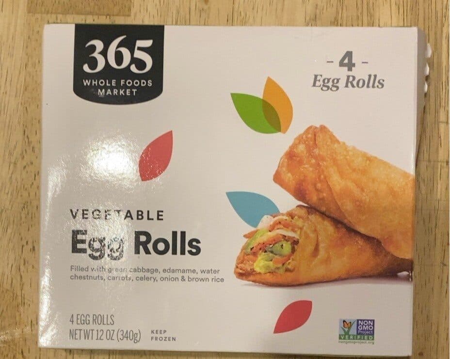 365 Whole Foods Market Vegetable Egg Rolls packshot