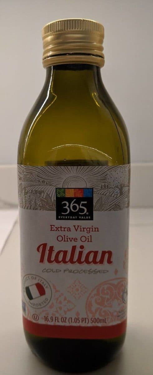 365 Everyday Value extra virgin olive oil packshot