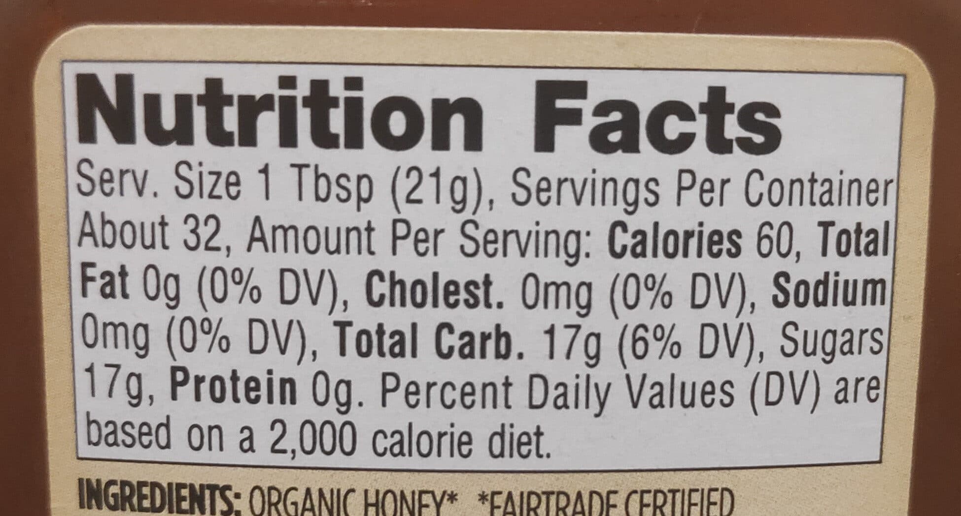 365 Everyday Value Organic mountain forest honey packshot