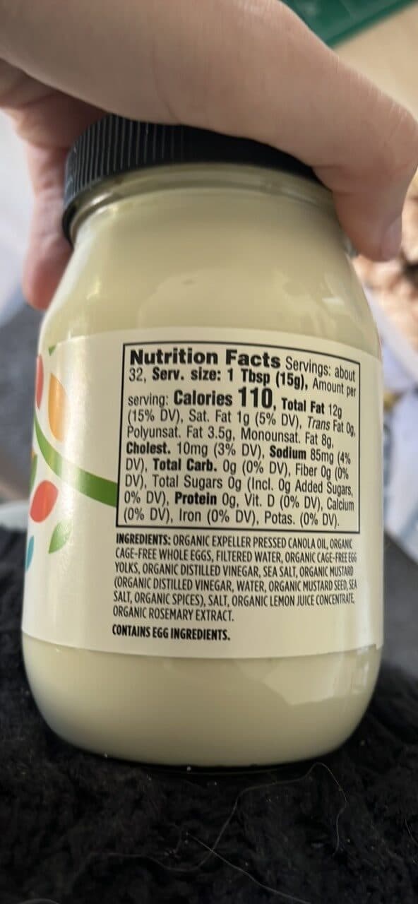 365 Whole Foods Market Organic Mayonnaise packshot