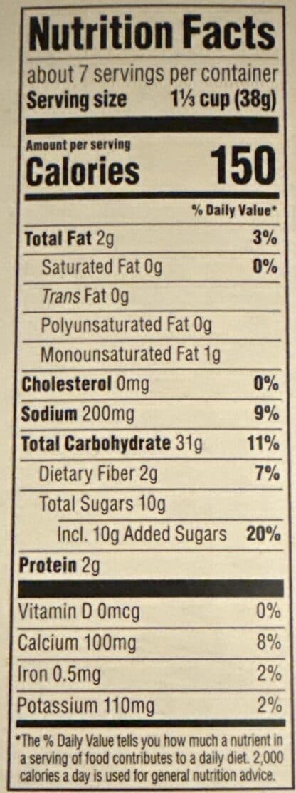365 Everyday Value organic peanut butter & cocoa balls cereal packshot