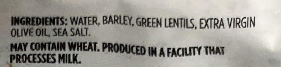 365 Everyday Value Barley & Green Lentils packshot