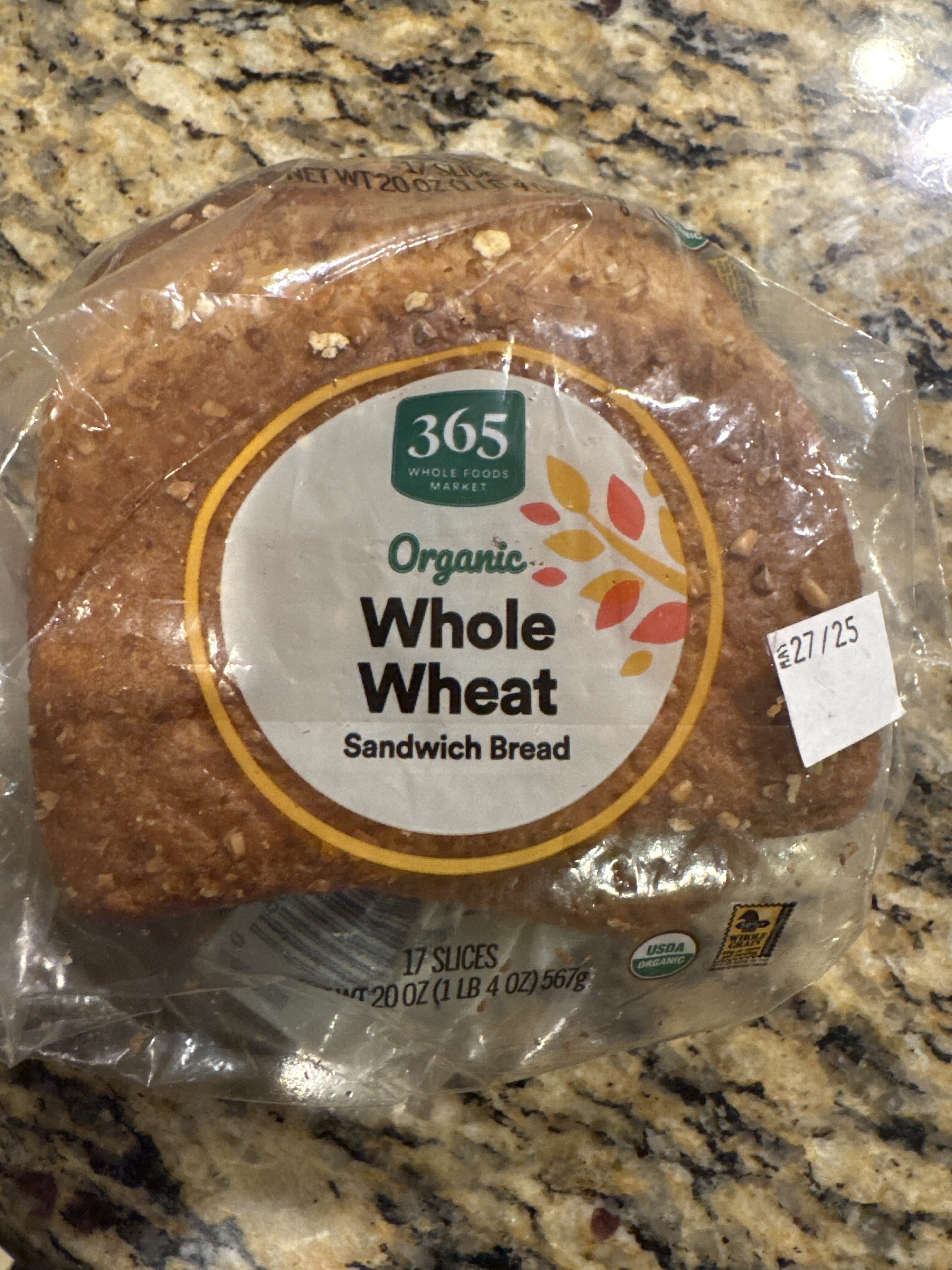 365 Everyday Value 365 everyday value, whole wheat bread packshot