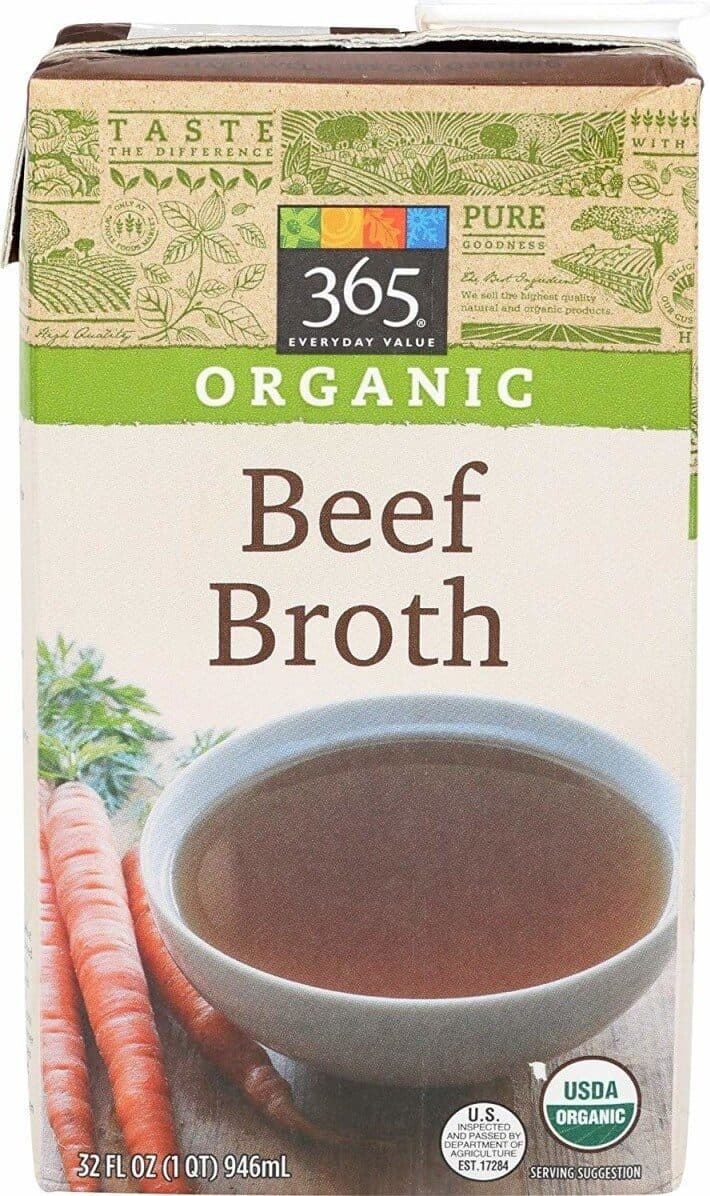 365 Everyday Value Organic Beef Broth packshot