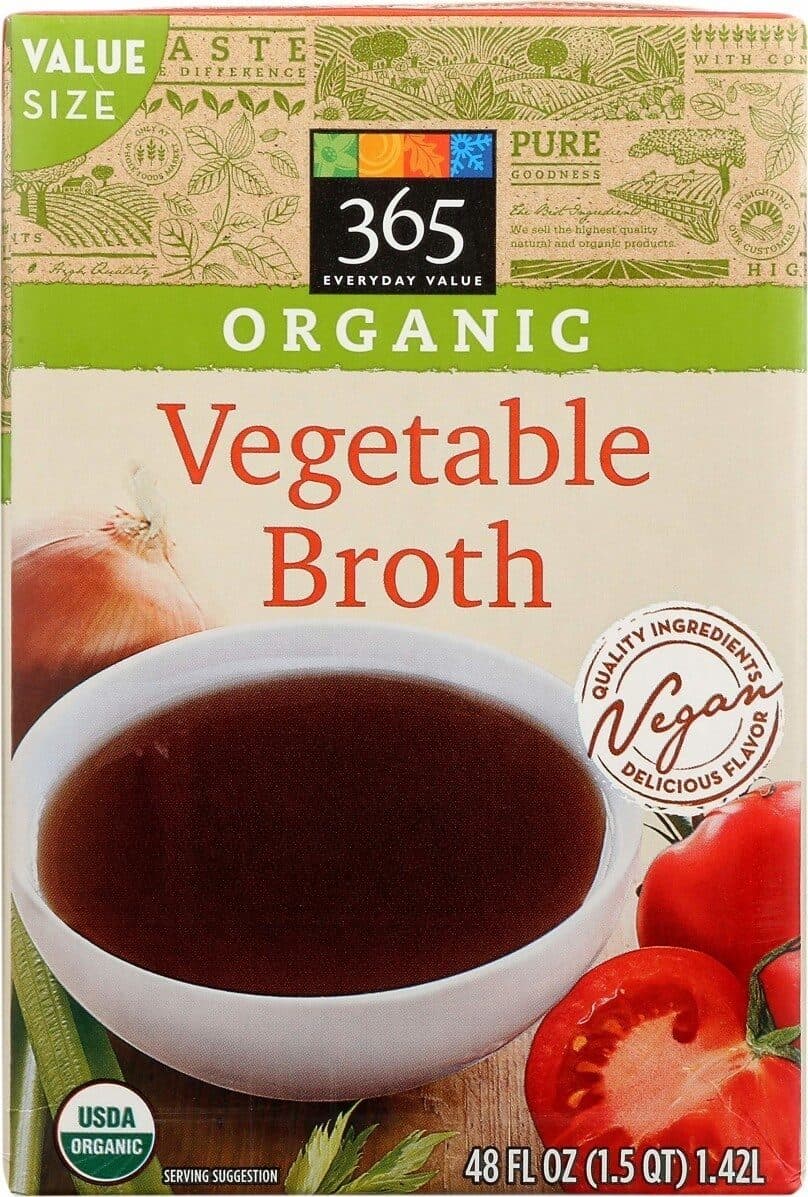 365 Everyday Value Organic Vegetable Broth packshot