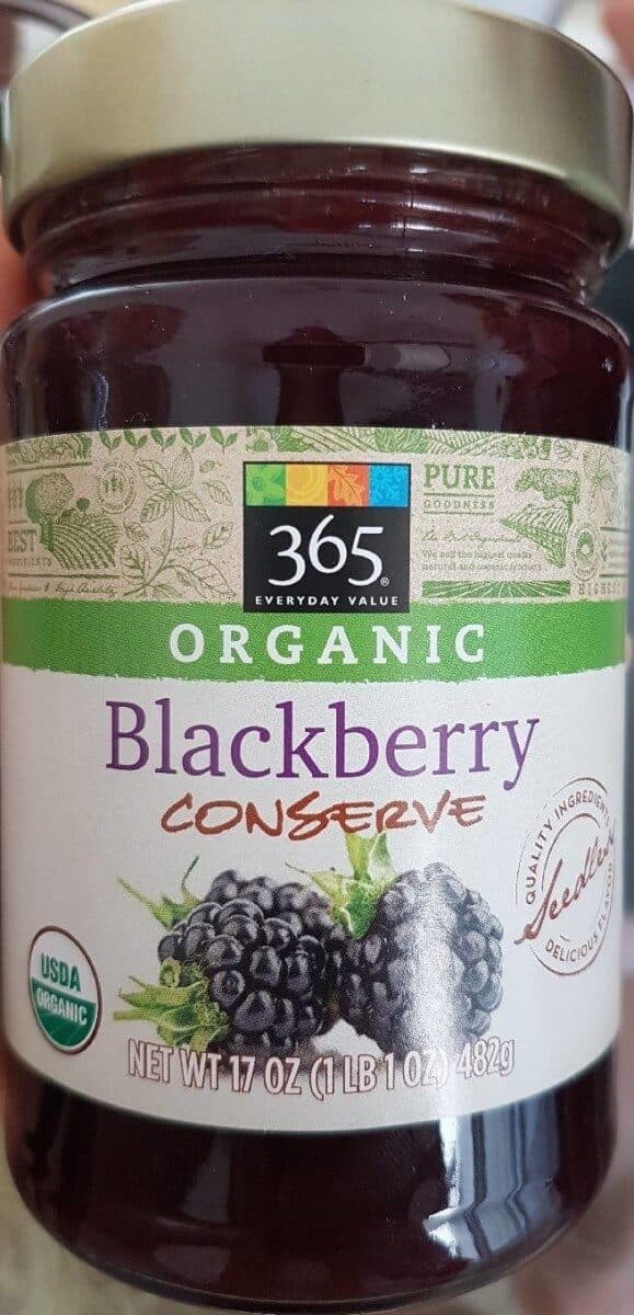 365 Everyday Value Organic Blackberry Conserve packshot