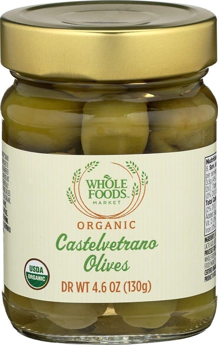 Whole Foods Market Organic castelvetrano olives packshot