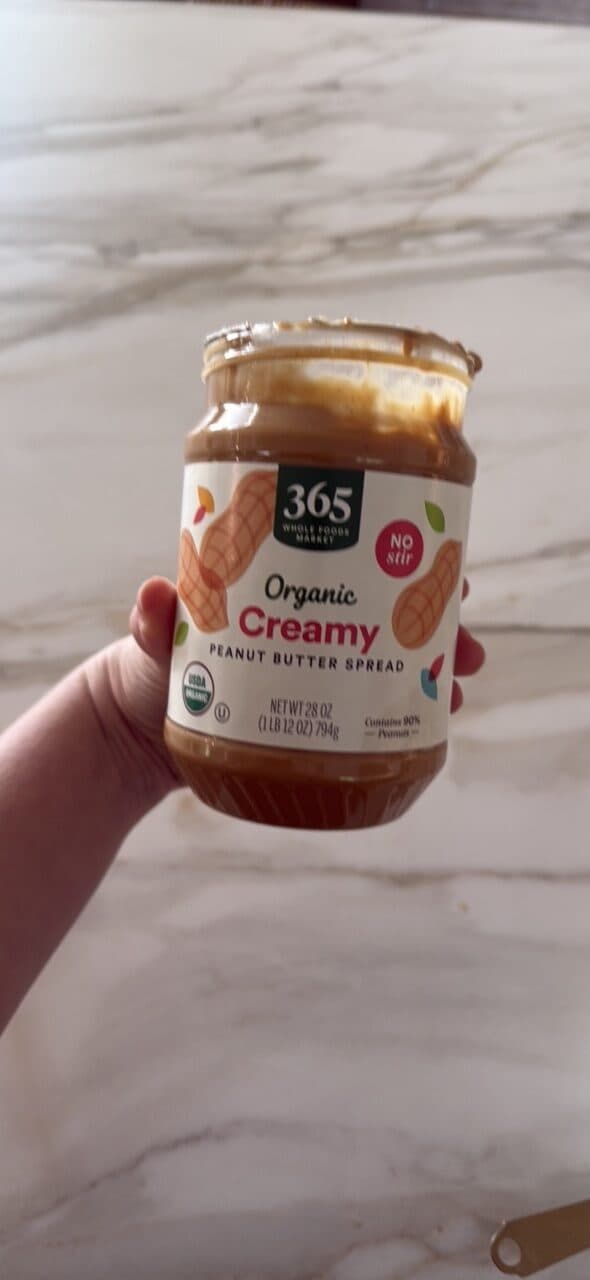 365 Whole Foods Market Organic Creamy Peanut Butter Spread packshot
