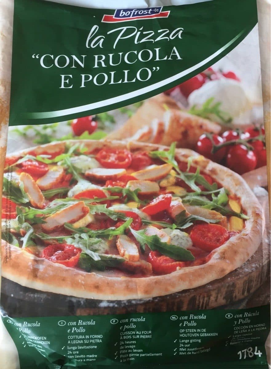 Bofrost Pizza "con rucola e pollo" packshot