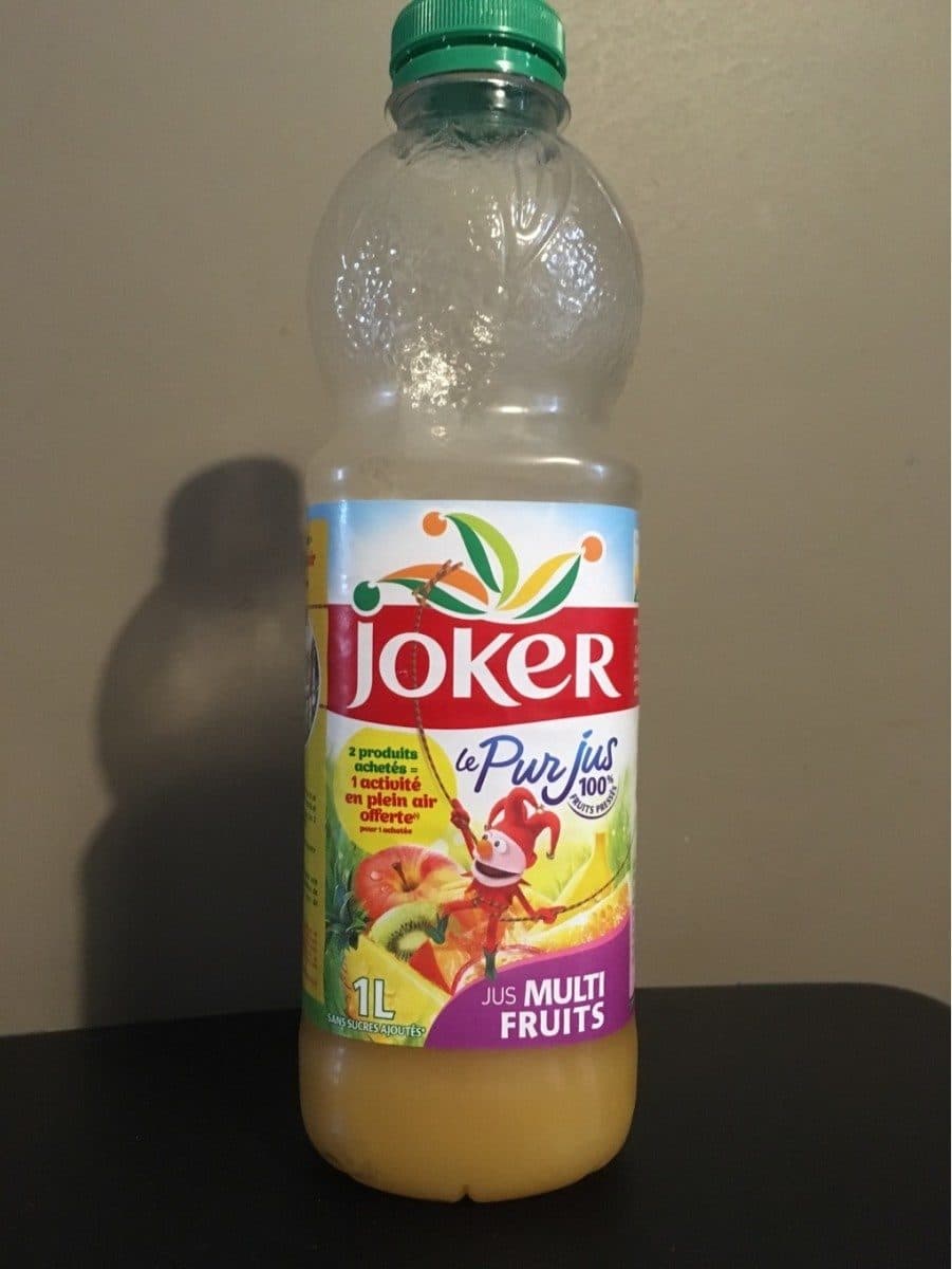 Open Food Facts Joker pur jus multifruits packshot