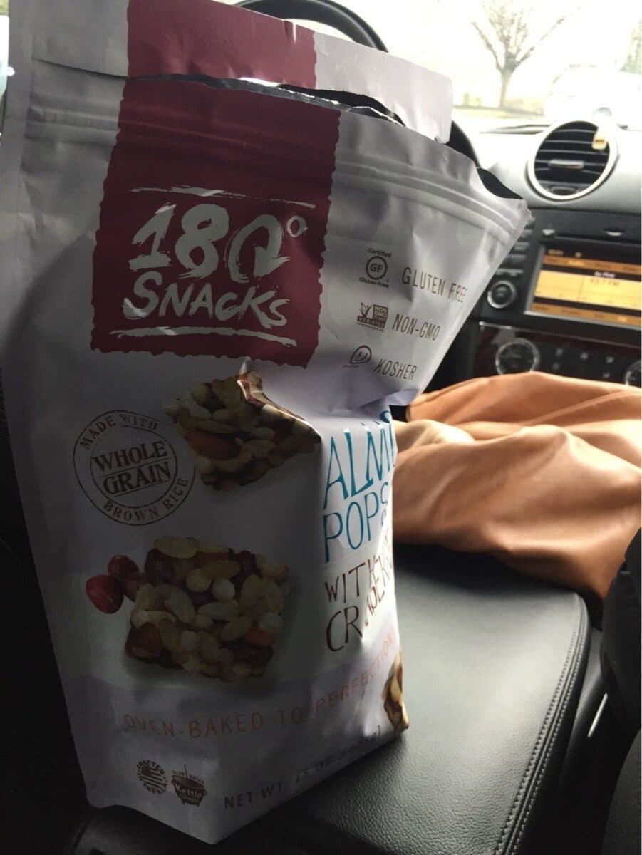 180 Snacks Almond Pops W/ Cranberries packshot