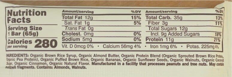 Go Macro Llc Macrobar Prolonged Power - Banana + Almond Butter Bar packshot