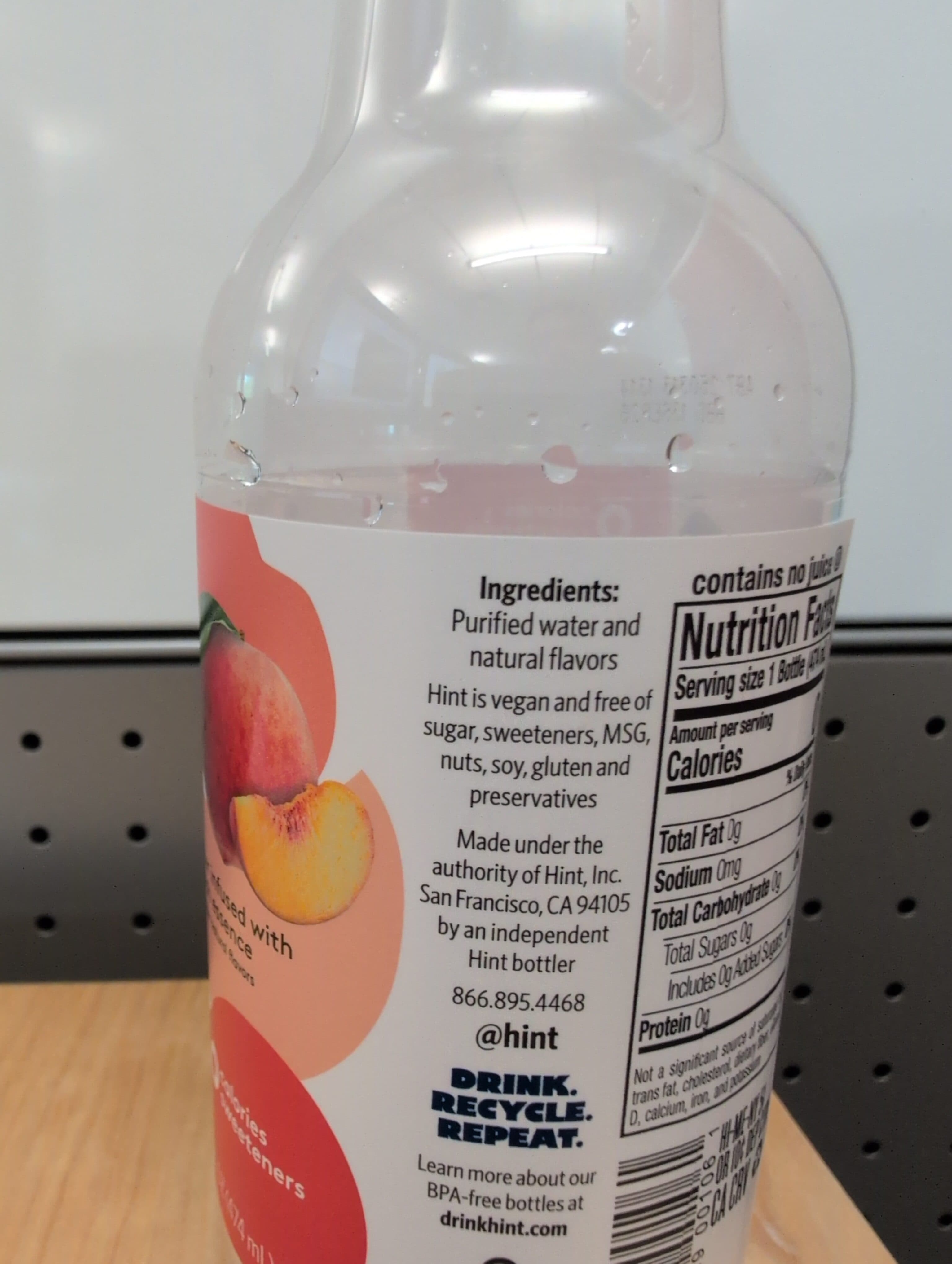 Hint Georgia Peach packshot