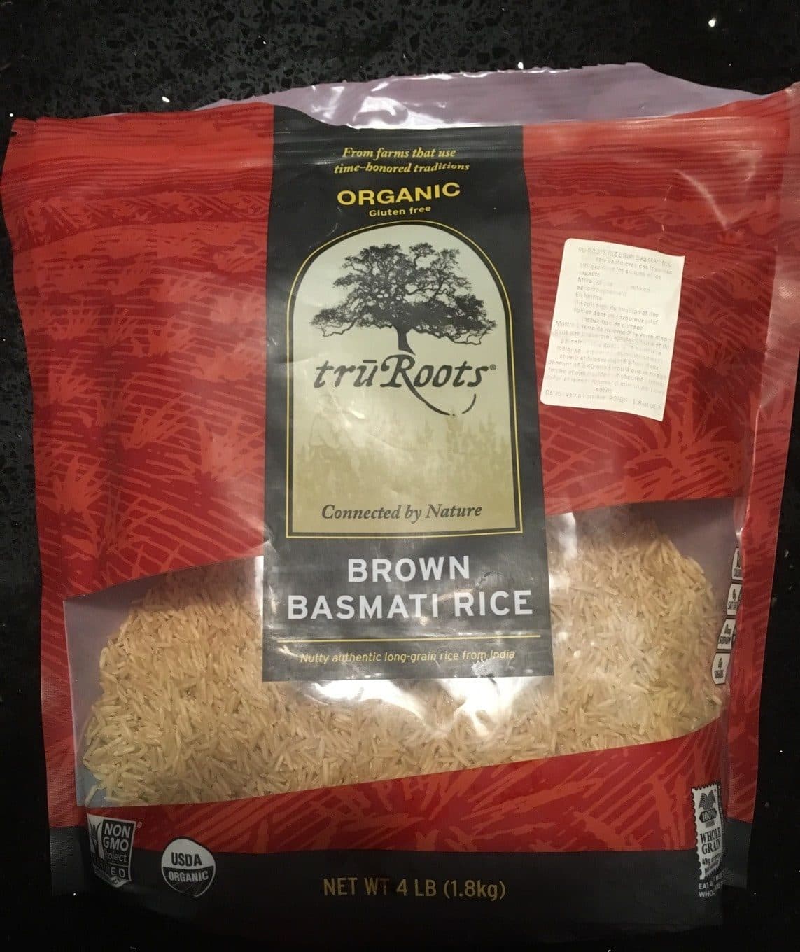 TruRoots Organic Brown Basmati Rice packshot